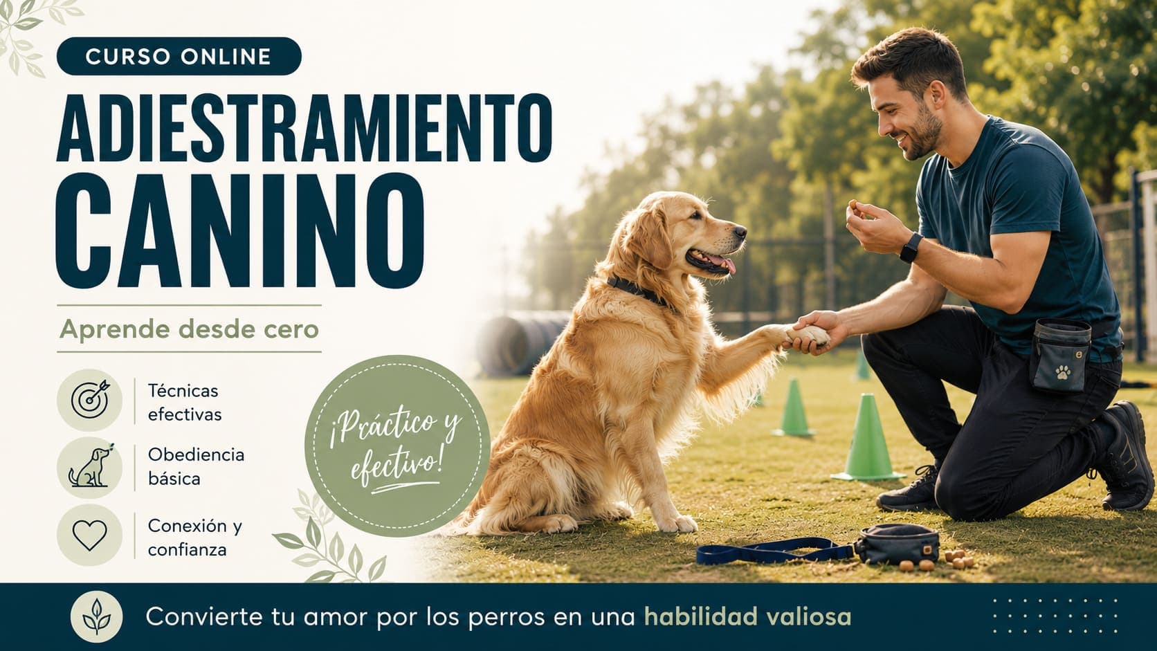 Curso de entrenamiento canino