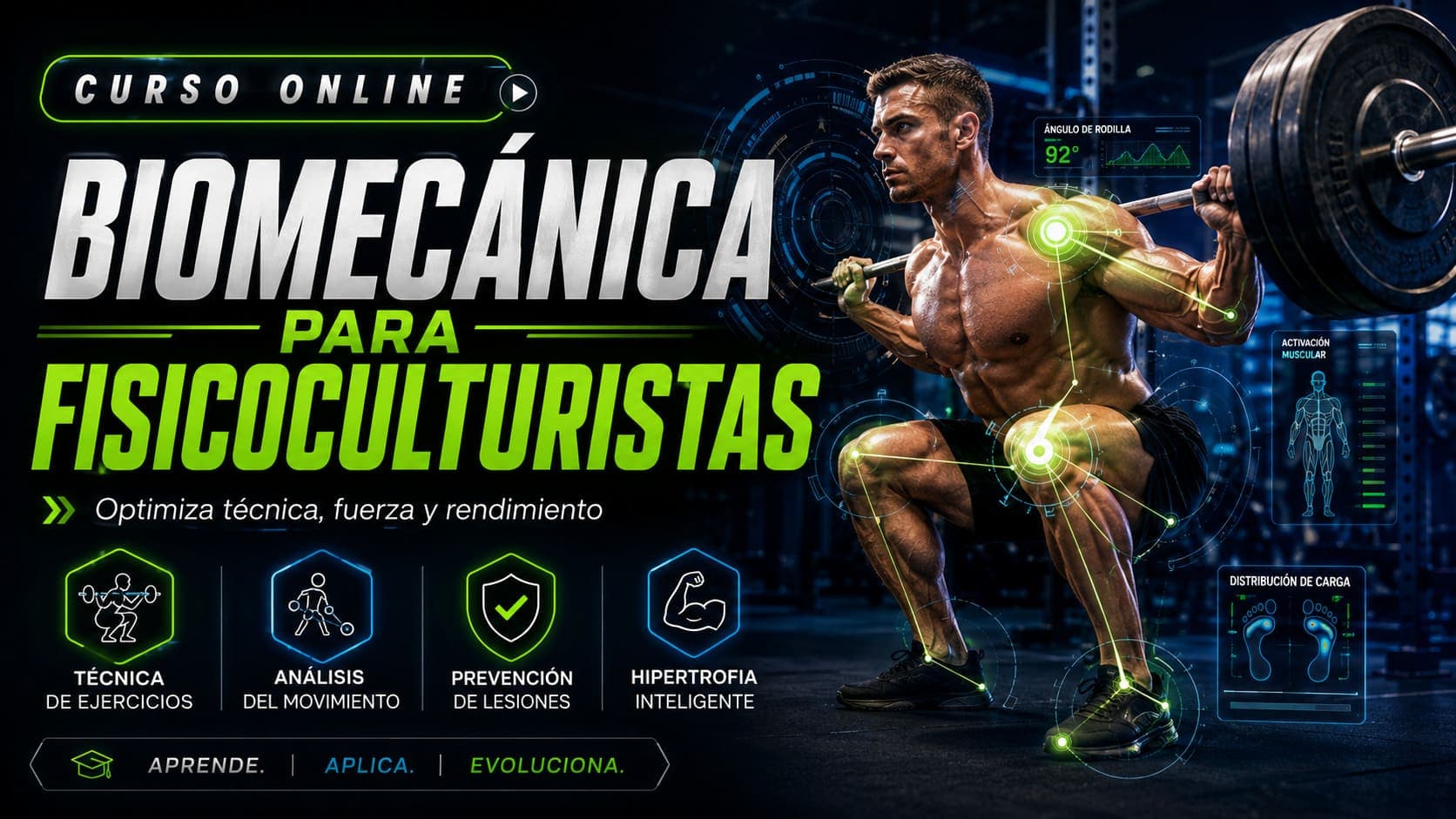 Curso Online Biomecánica para Fisicoculturistas