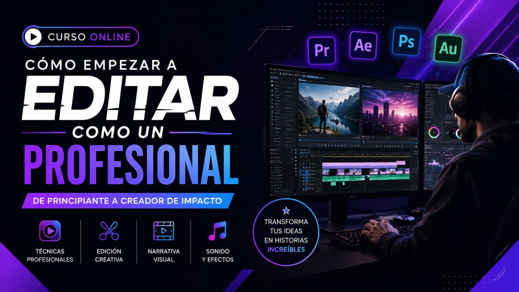 Curso Online: Cómo empezar a Editar como un Profesional