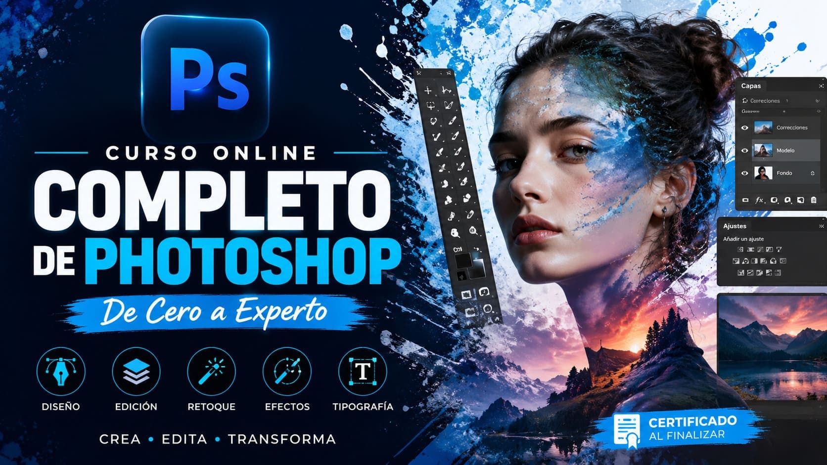 Curso Online Completo de Photoshop de Cero a Experto