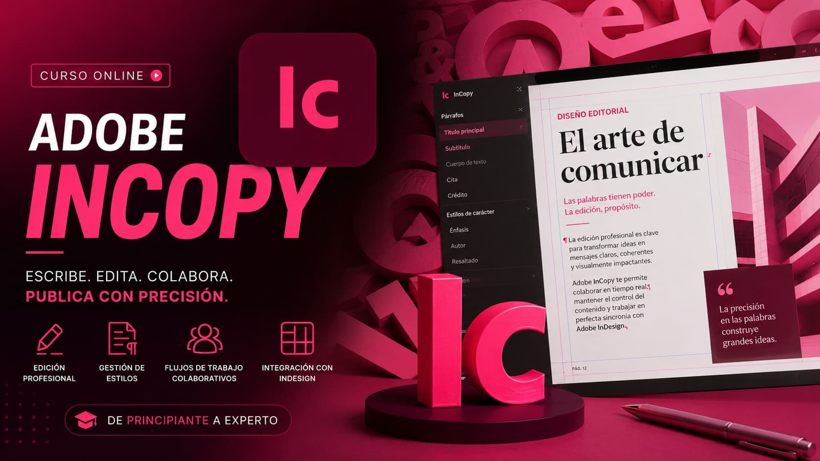 Curso Online de Adobe InCopy