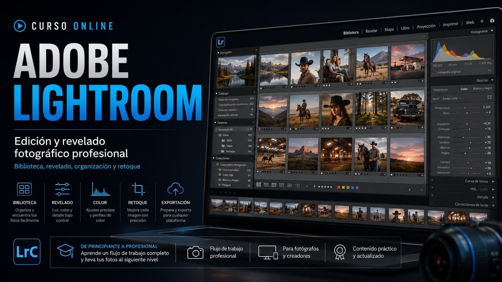 Curso Online de Adobe Lightroom