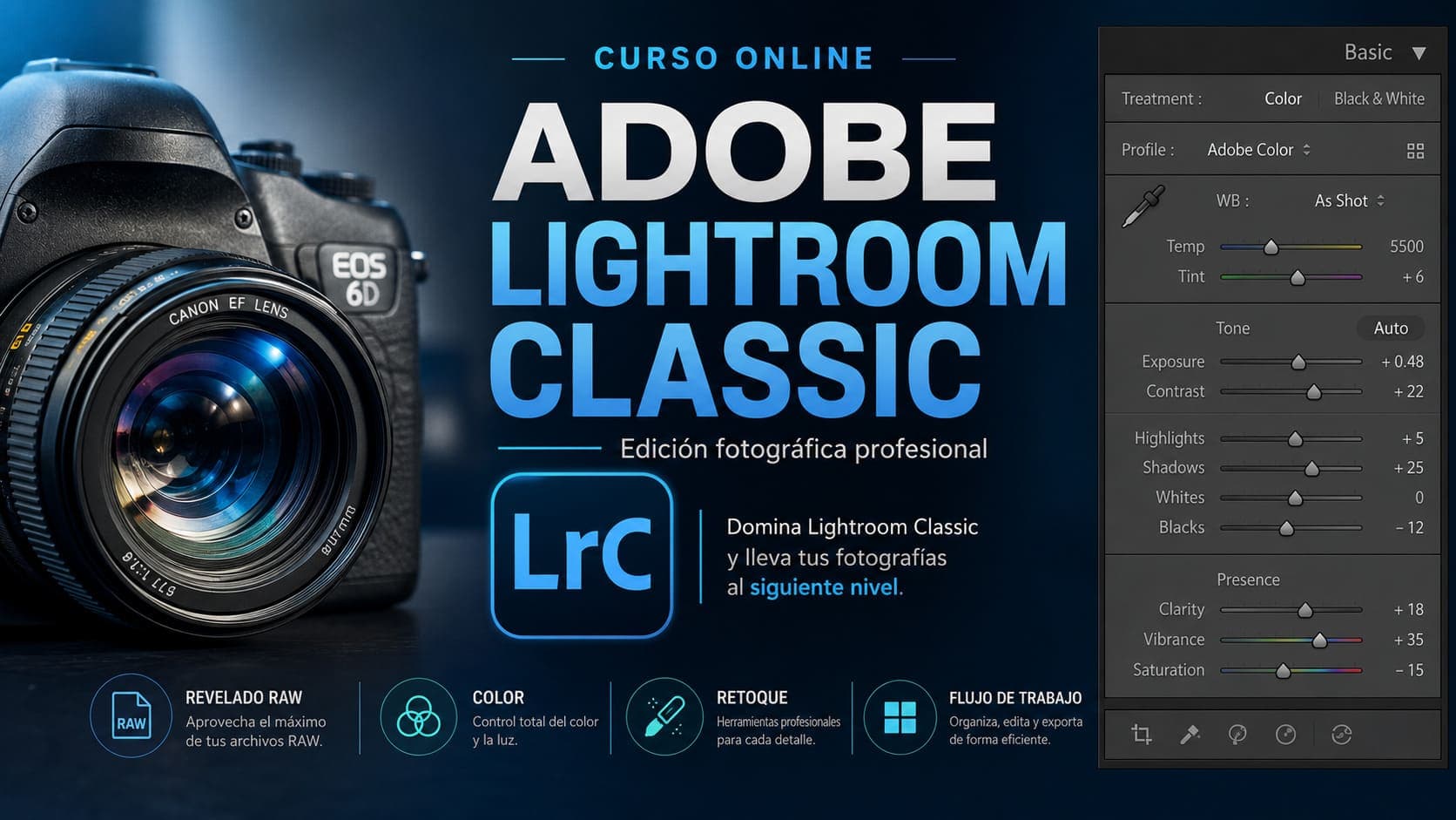 Curso Online de Adobe Lightroom Classic