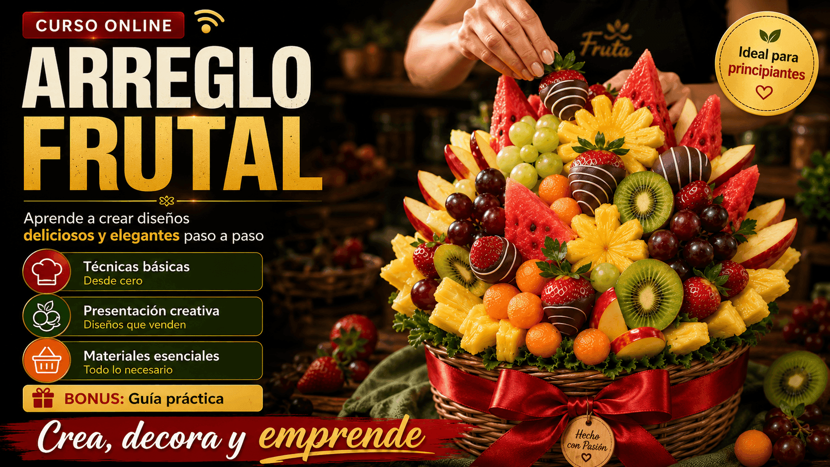 Curso Online de Arreglos Frutales
