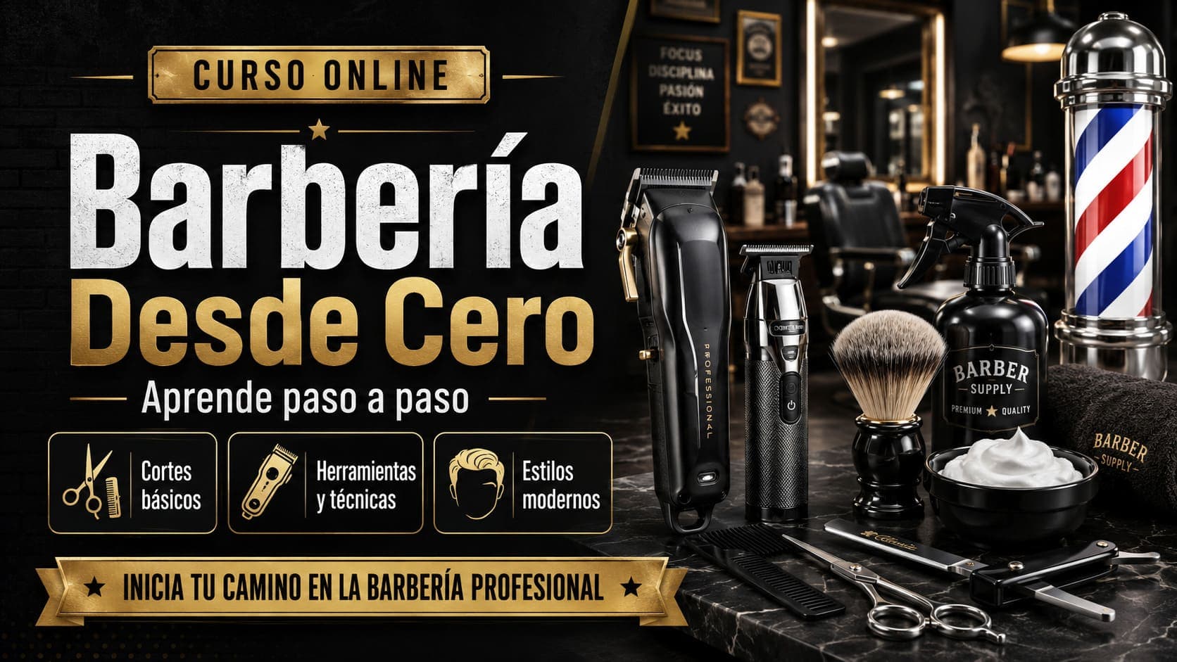 Curso Online de Barbería Desde Cero