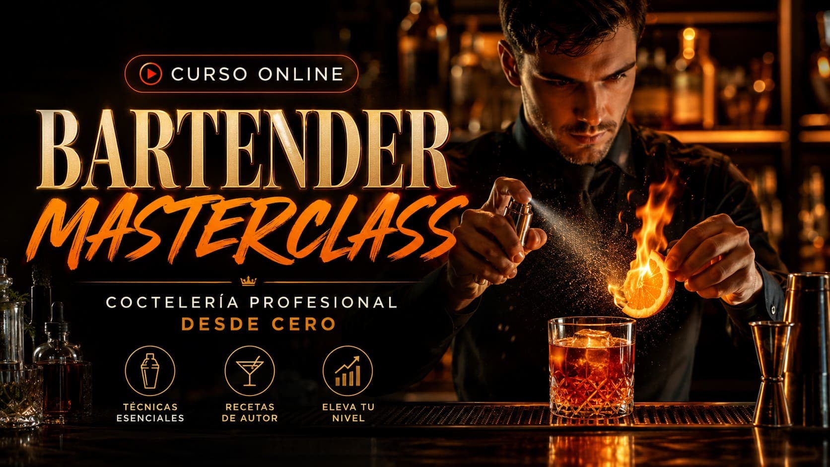 Curso Online de Bartender Masterclass