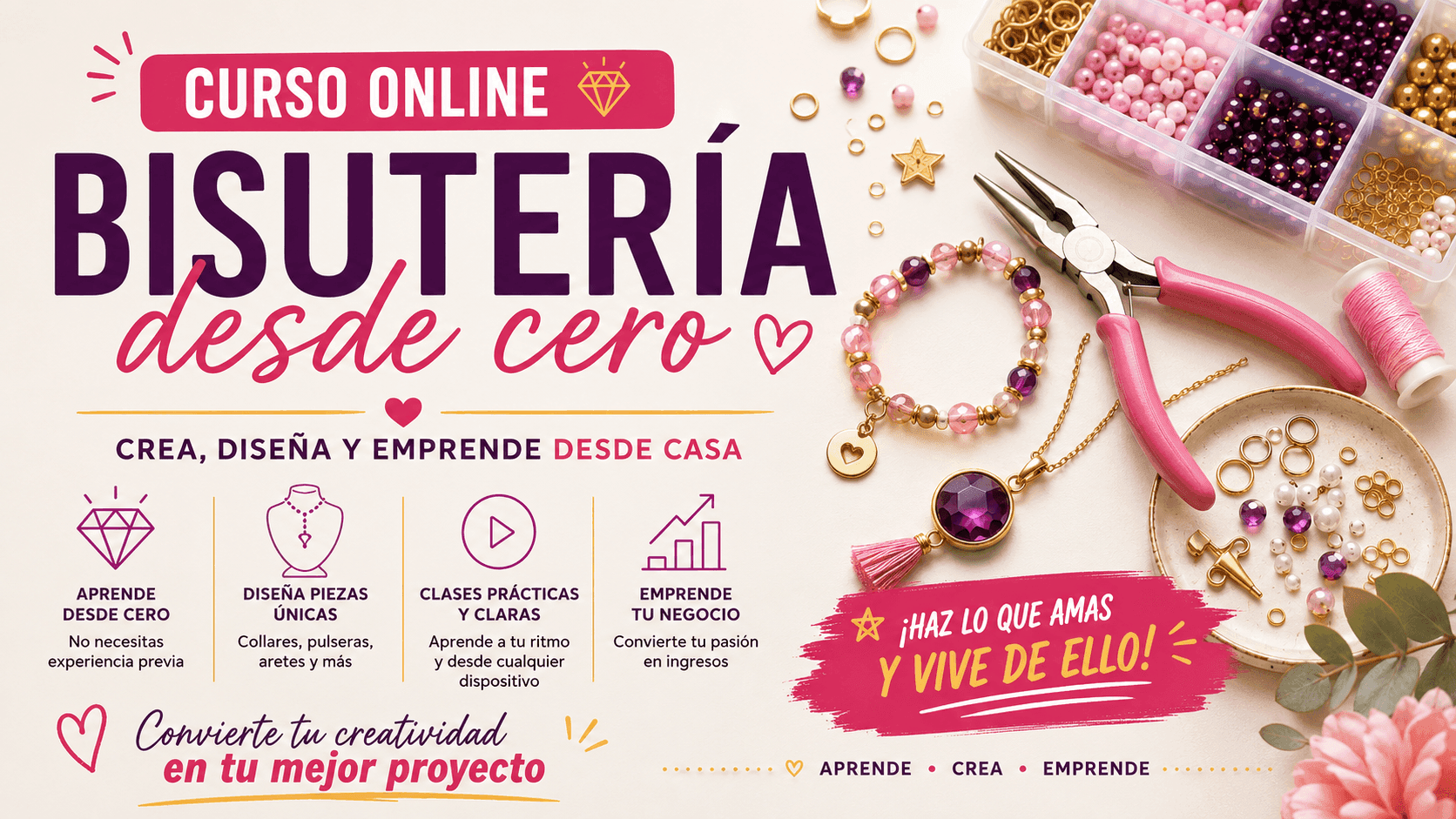 Curso Online de Bisutería