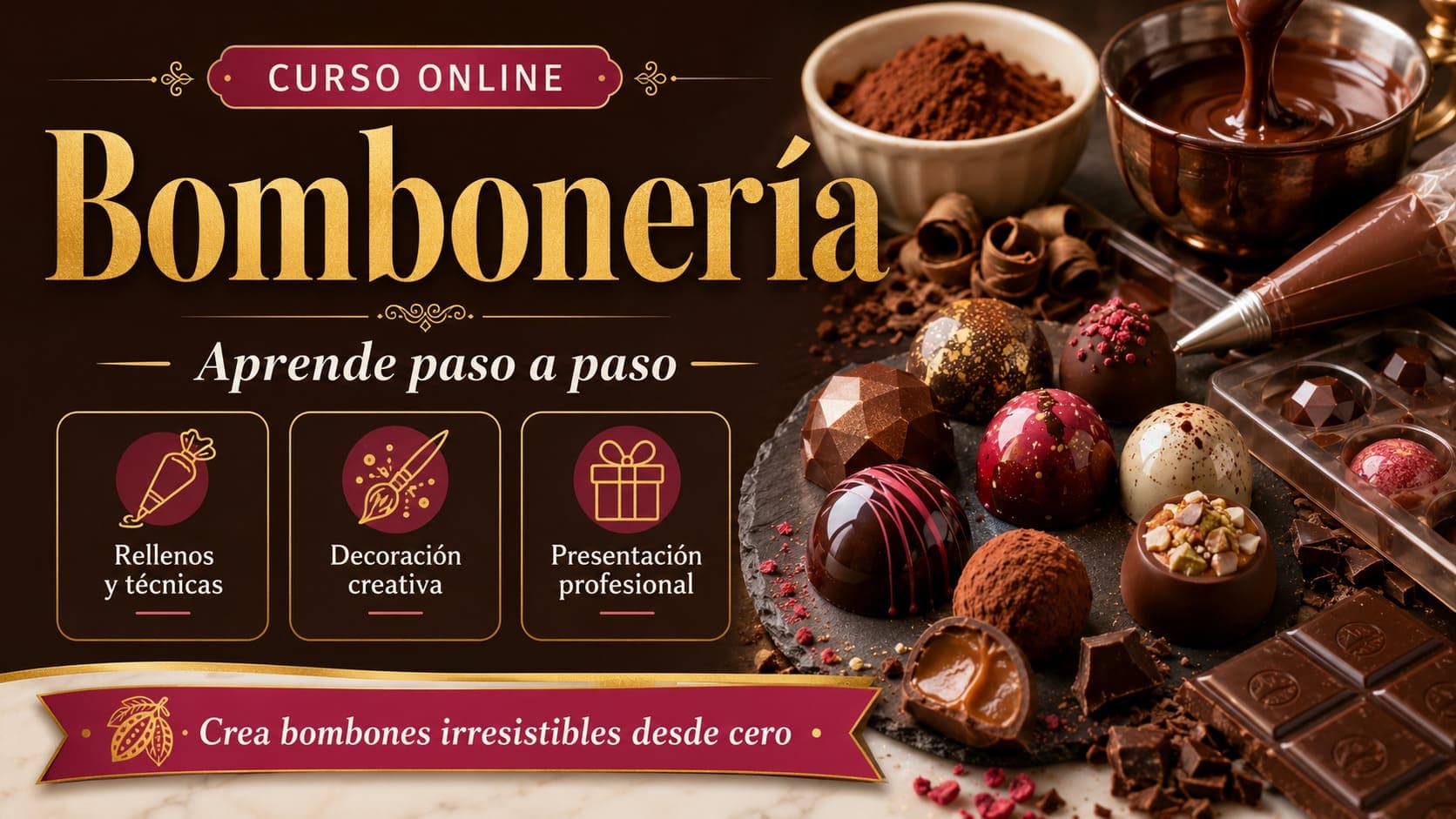 Curso Online de Bombonería