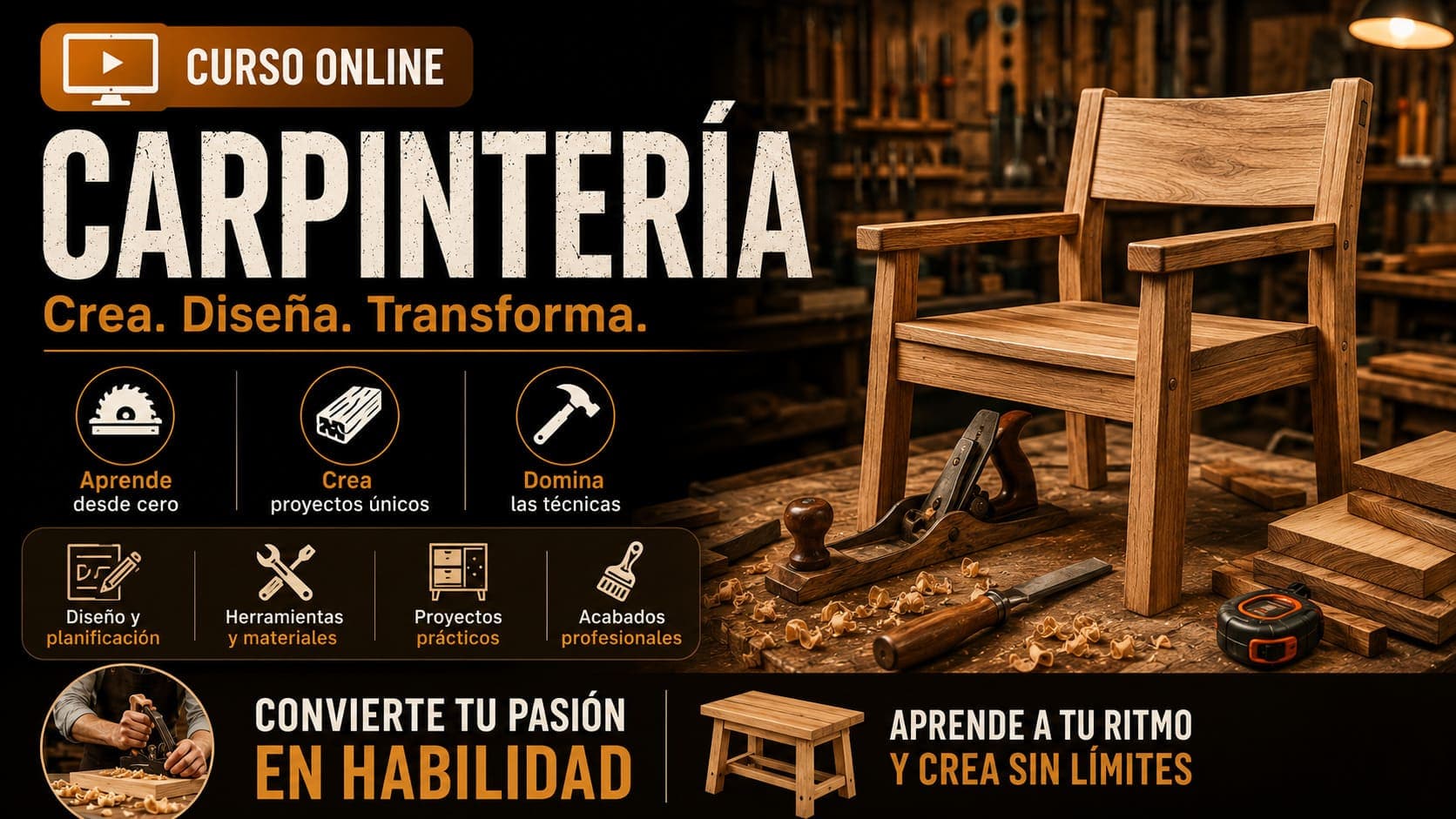 Curso Online de Carpintería