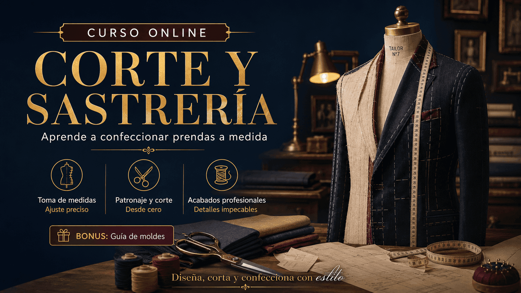 Curso Online de Corte y Sastrería