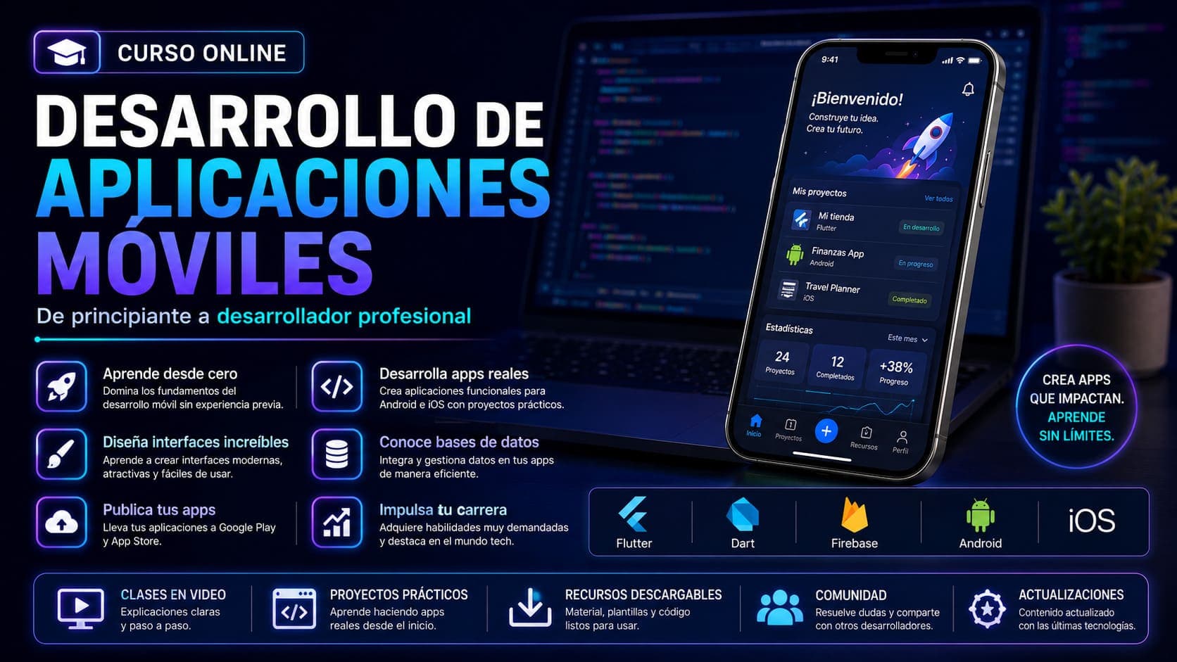 Curso Online de Desarrollo de Aplicaciones Móviles