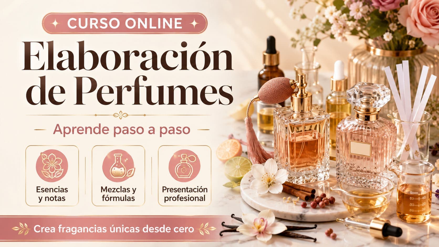 Curso Online de Elaboración de Perfumes