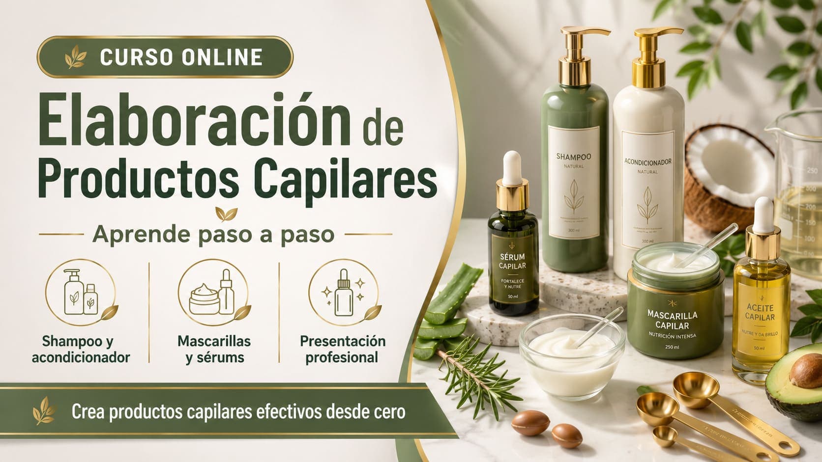 Curso Online de Elaboración de Productos Capilares