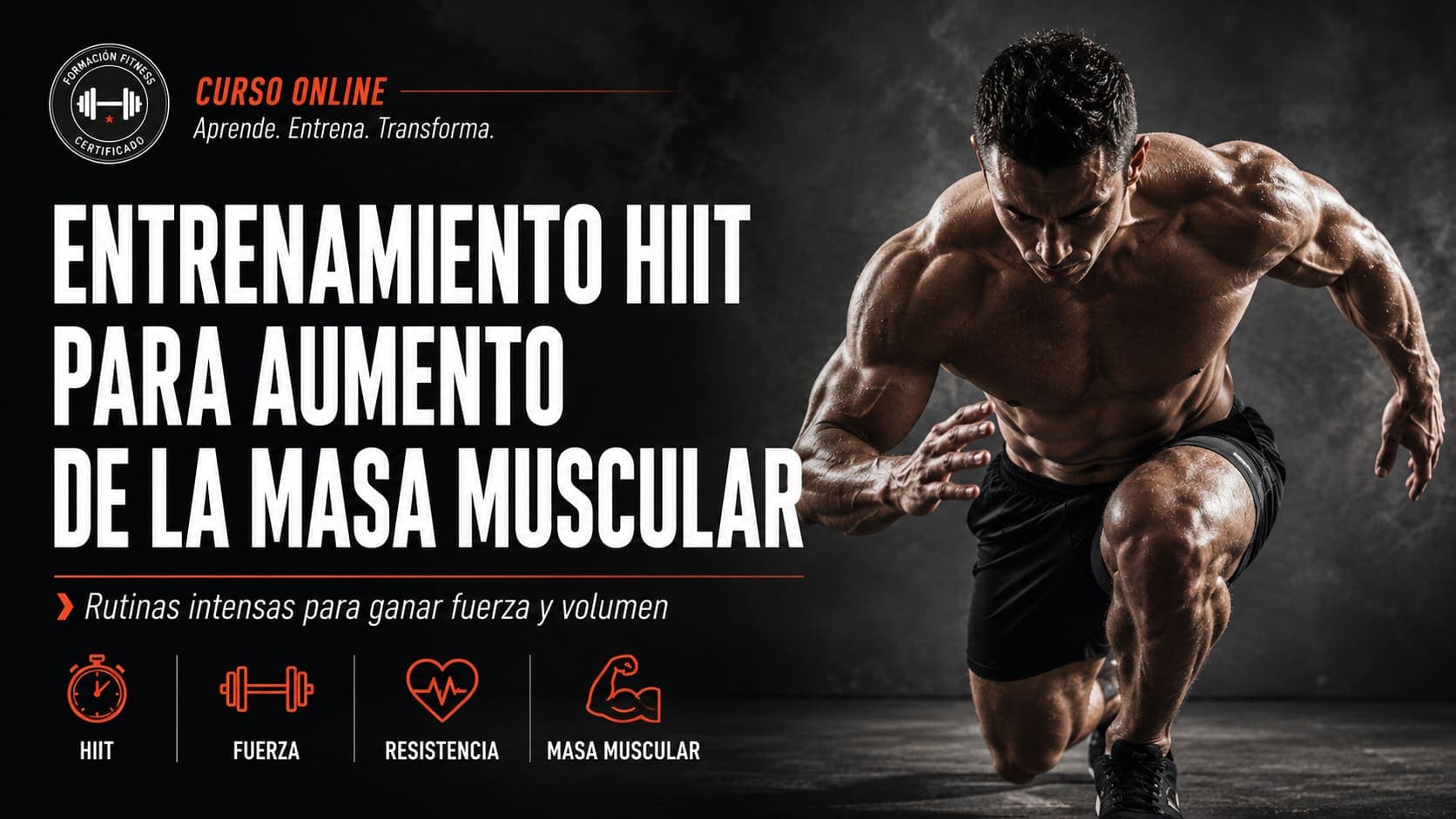 Curso Online de Entrenamiento HIIT para Aumento de la Masa Muscular