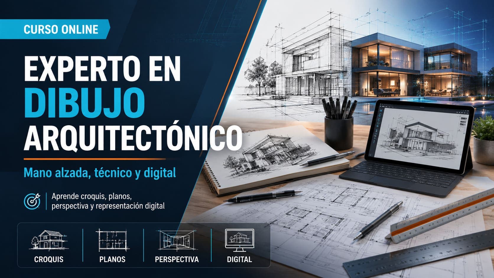 Curso Online de Experto en Dibujo Arquitectónico