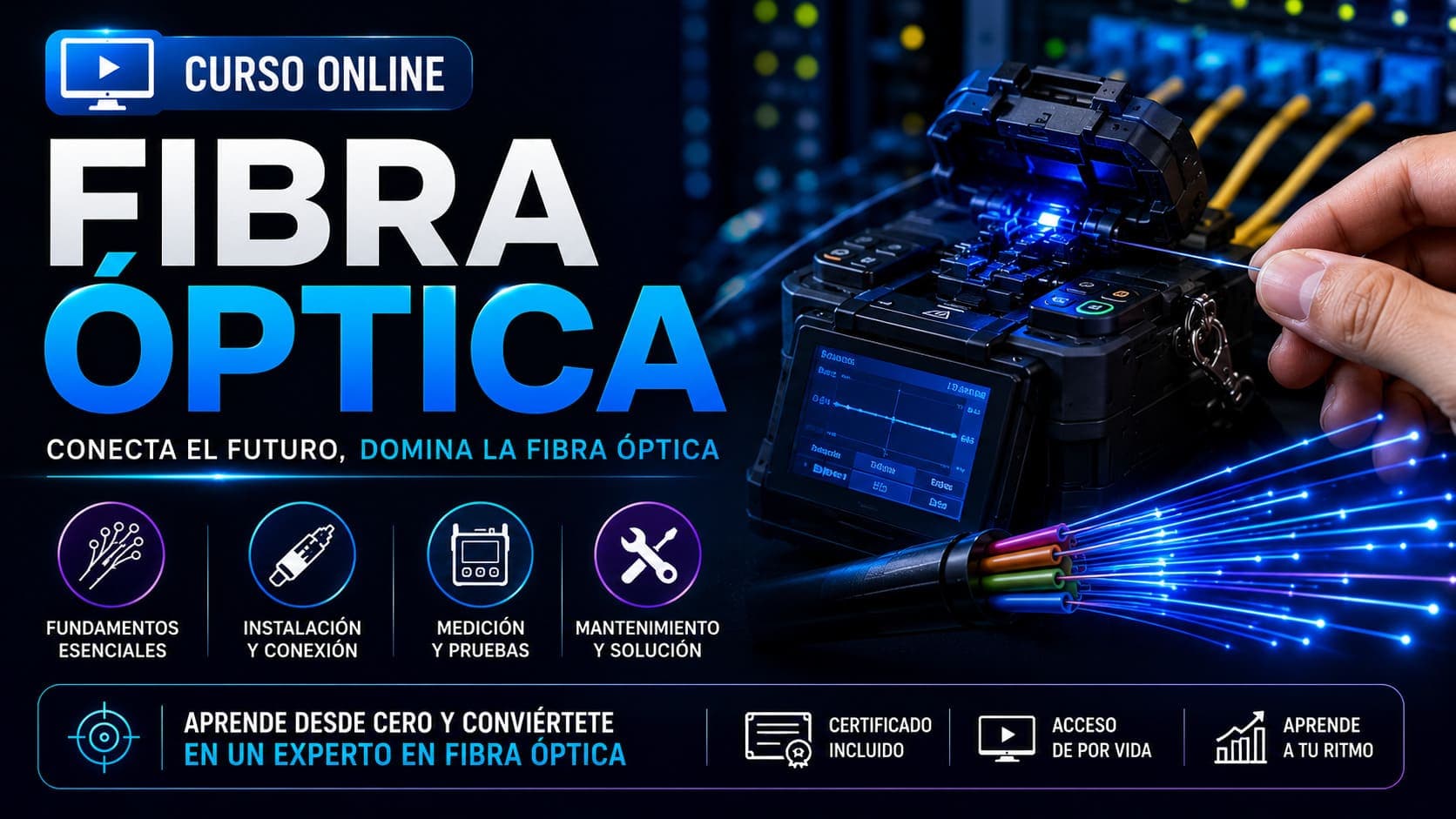 Curso Online de Fibra Óptica