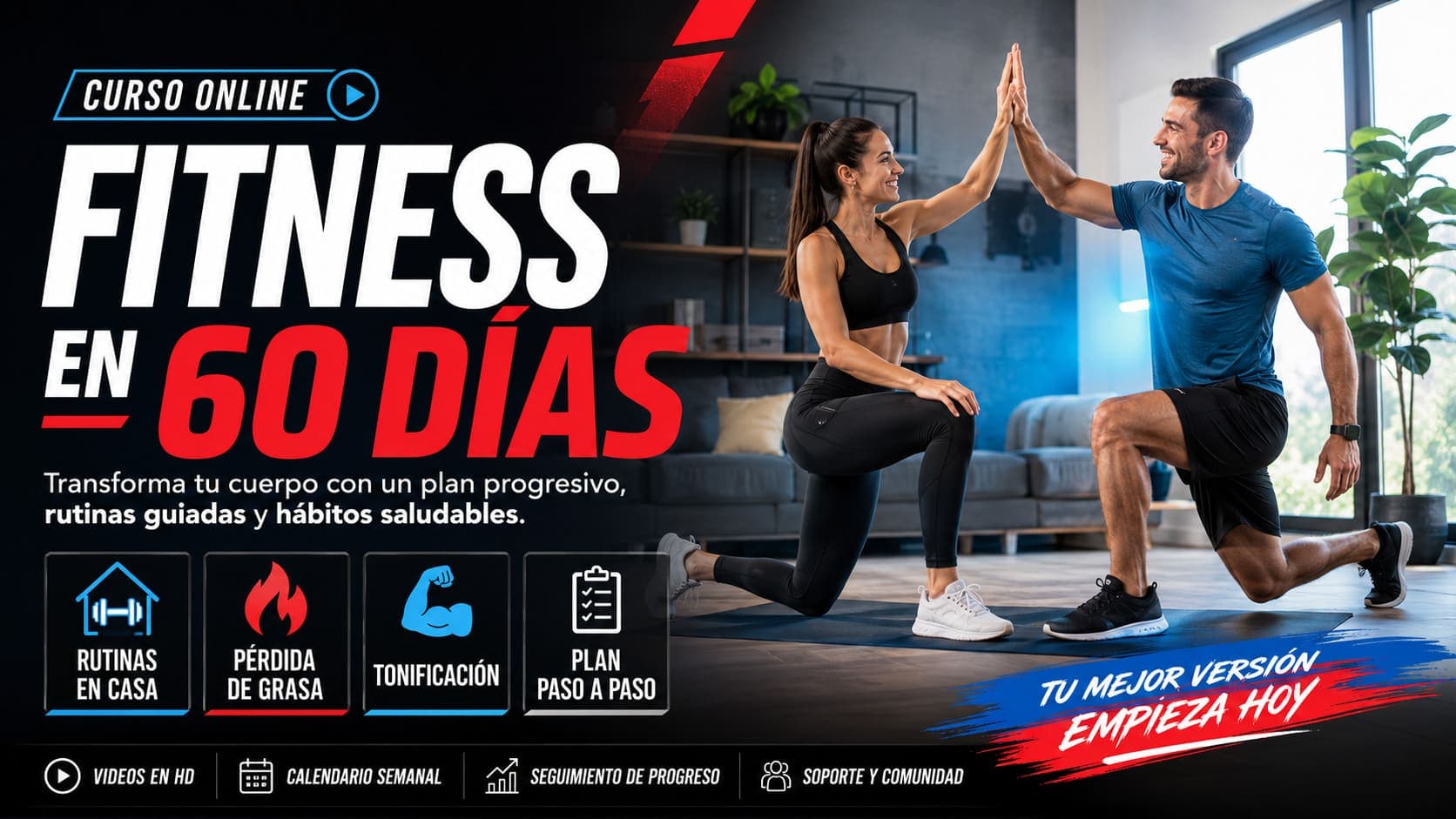 Curso Online de Fitness en 60 Días