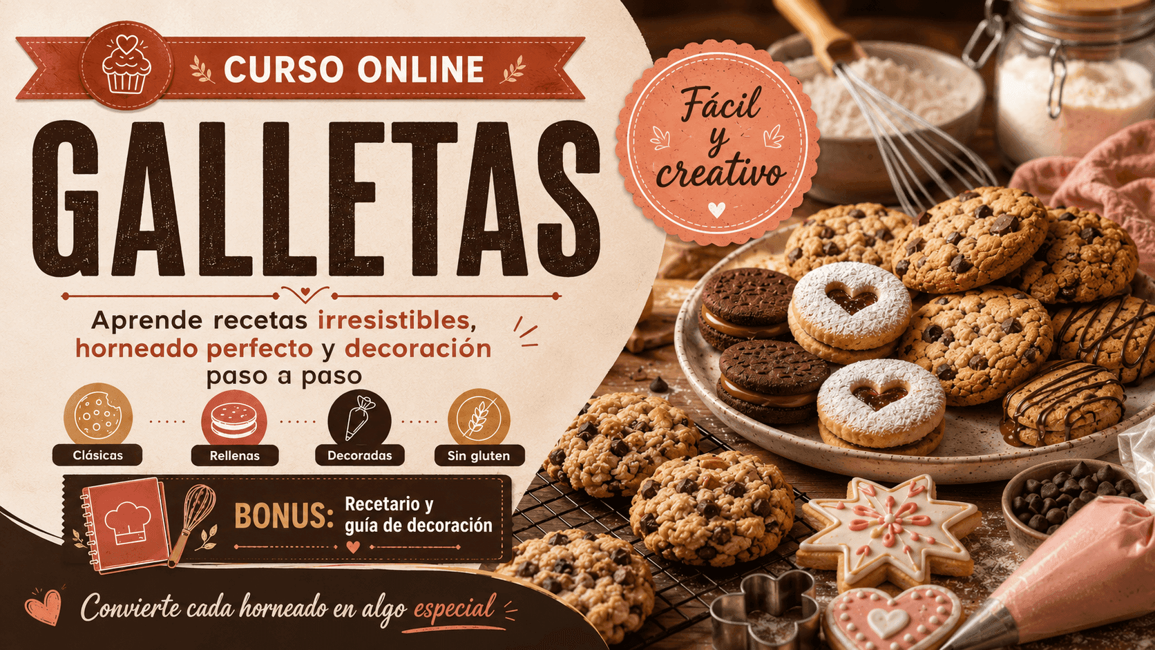 Curso Online de Galletas
