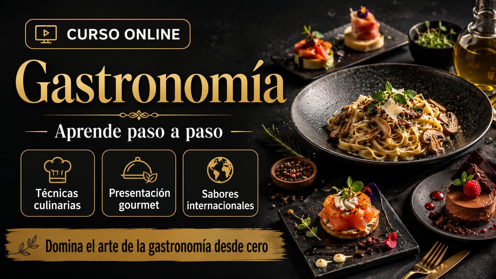 Curso Online de Gastronomía