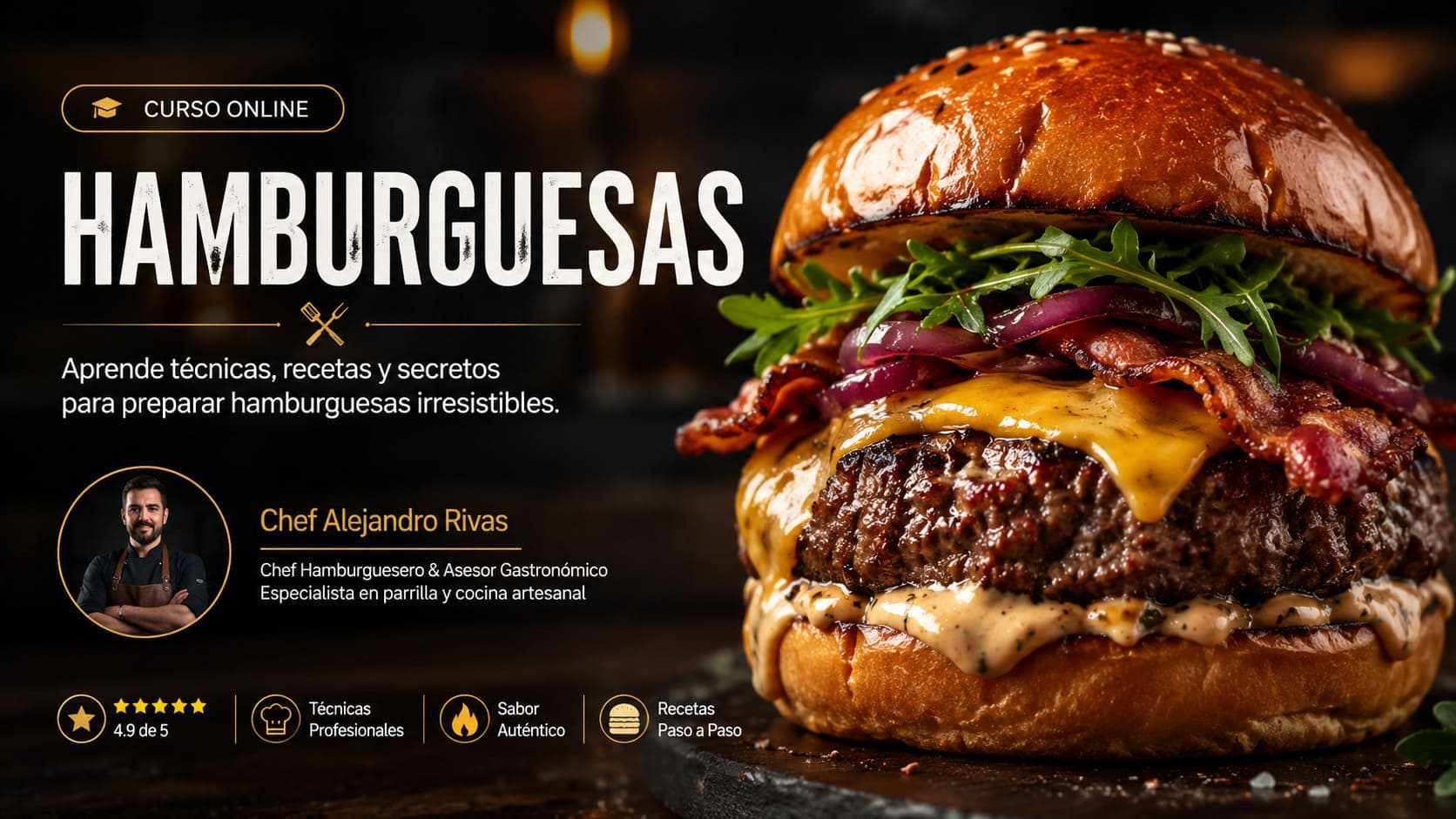 Curso Online de Hamburguesas