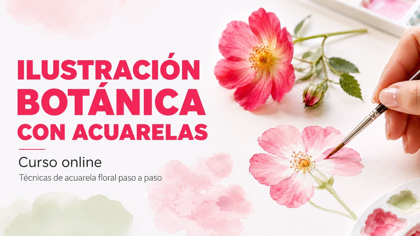 Curso Online de Ilustración Botánica con Acuarelas