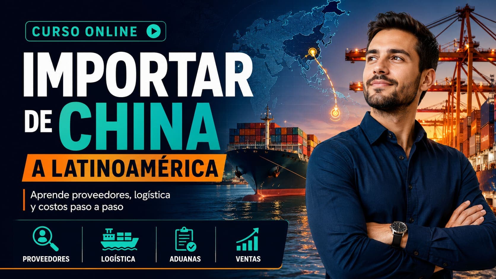 Curso Online de Importar de China a Latinoamérica