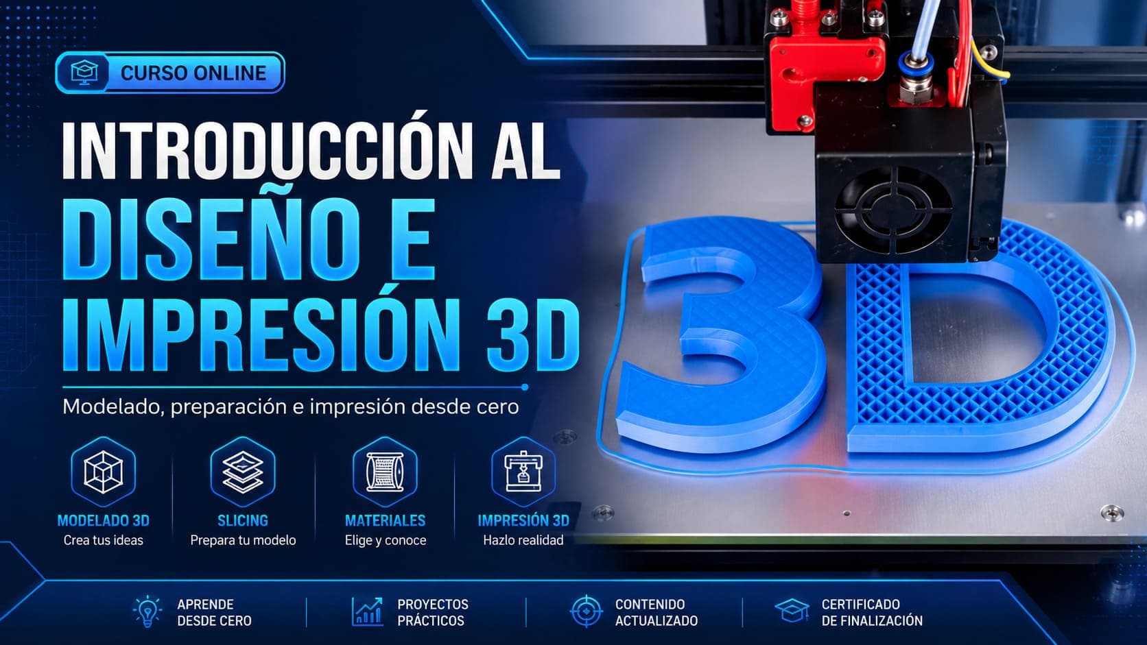 Curso Online de Introducción al Diseño e Impresión 3D