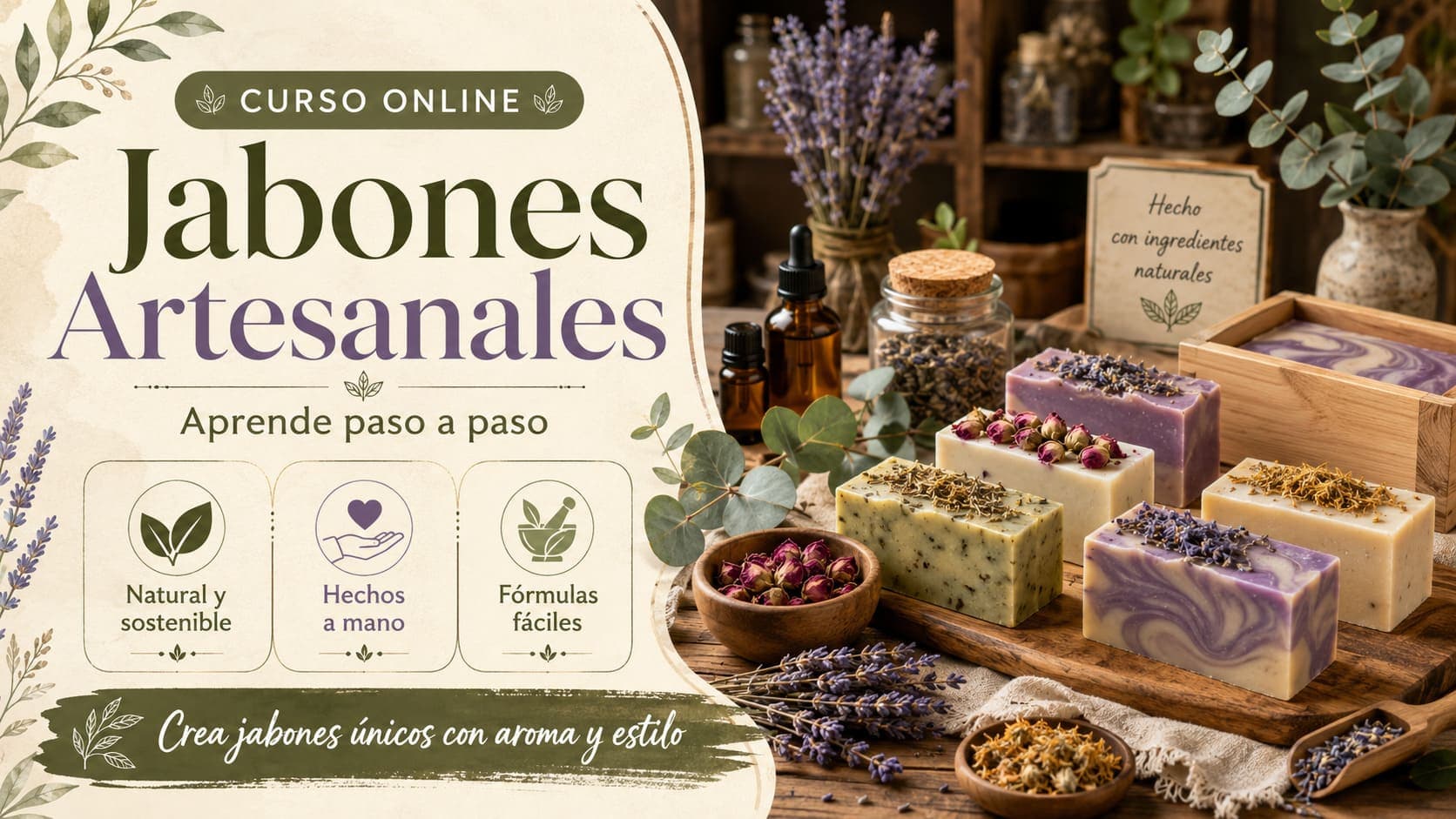 Curso Online de Jabones Artesanales