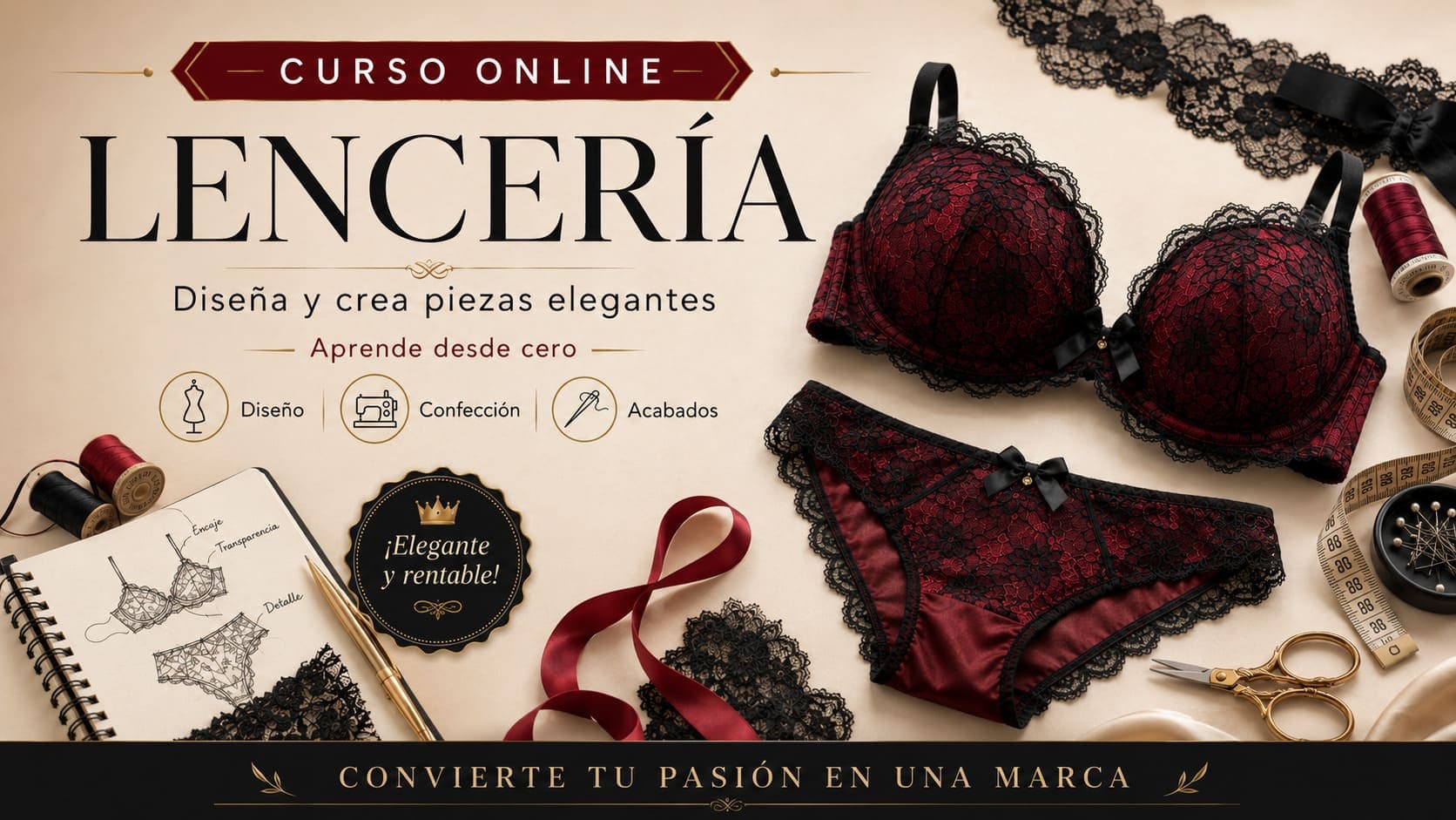 Curso Online de Lencería