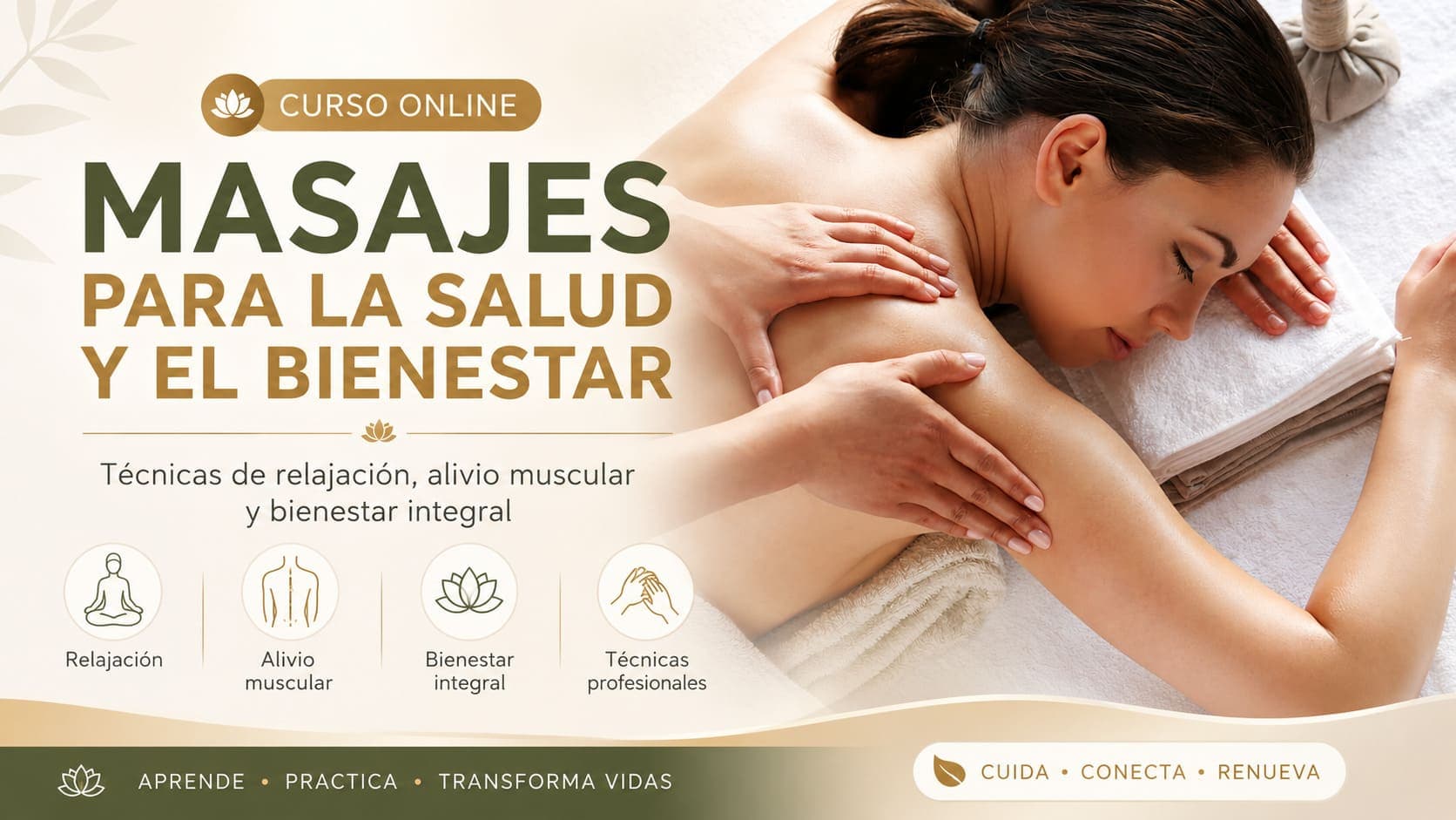 Curso Online de Masajes para la Salud y el Bienestar