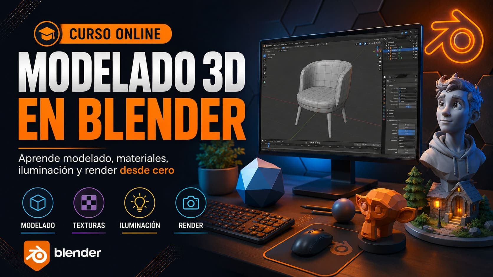 Curso Online de Modelado 3D en Blender