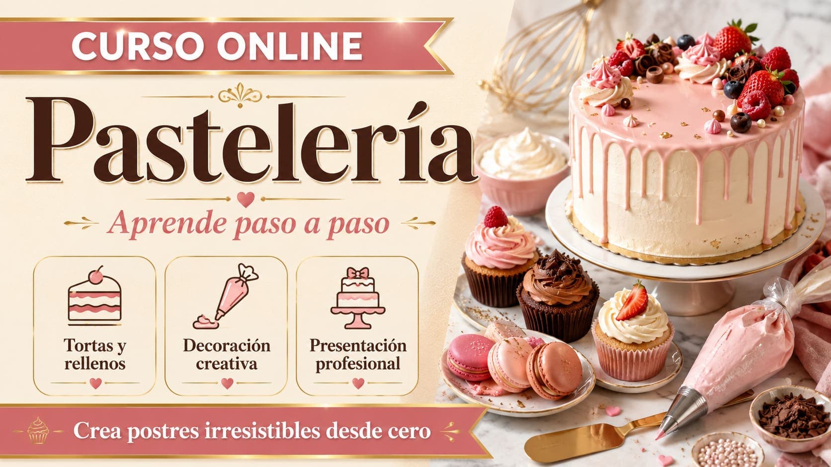 Curso Online de Pastelería