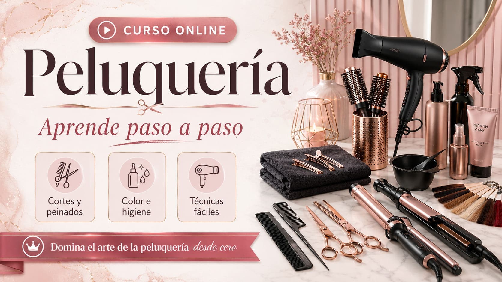 Curso Online de Peluquería