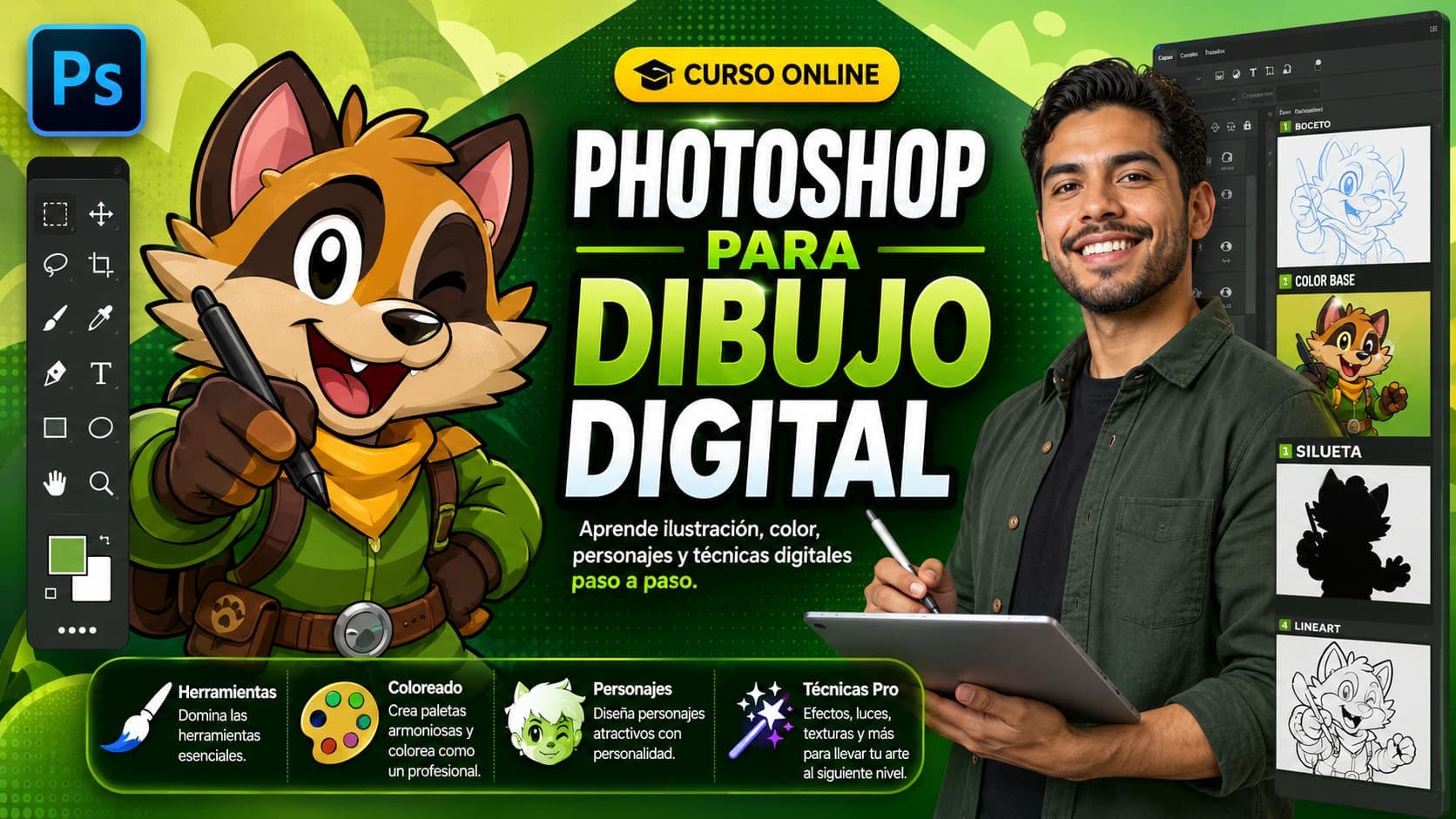 Curso Online de Photoshop para Dibujo Digital