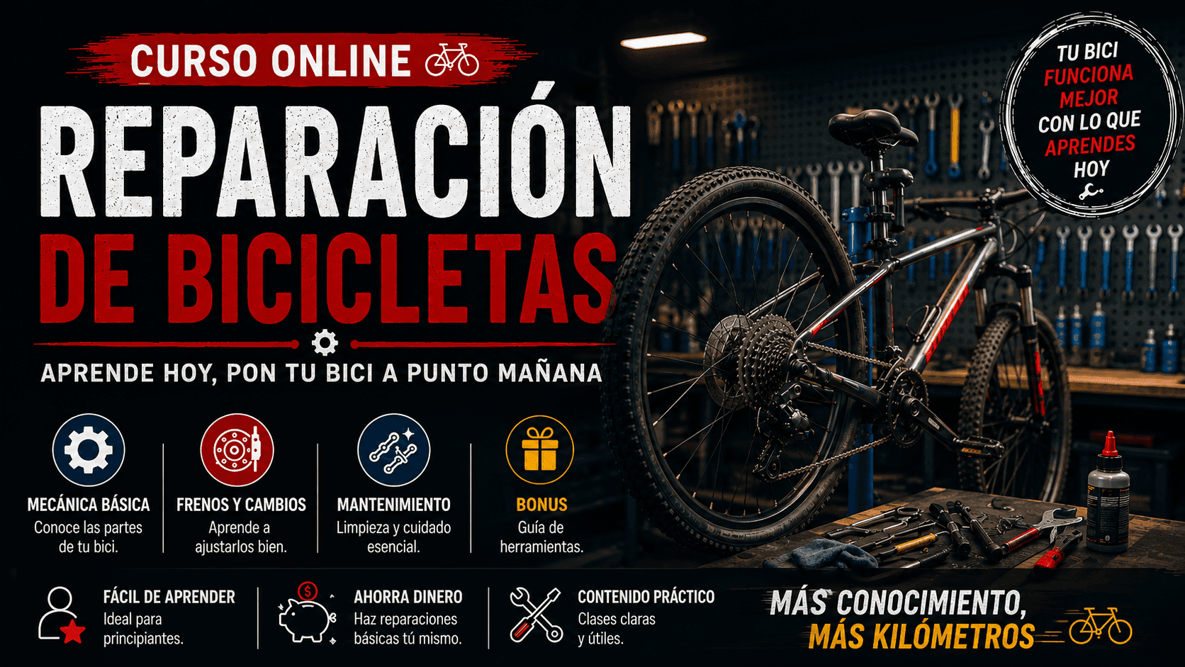 Curso Online de Reparación de Bicicletas
