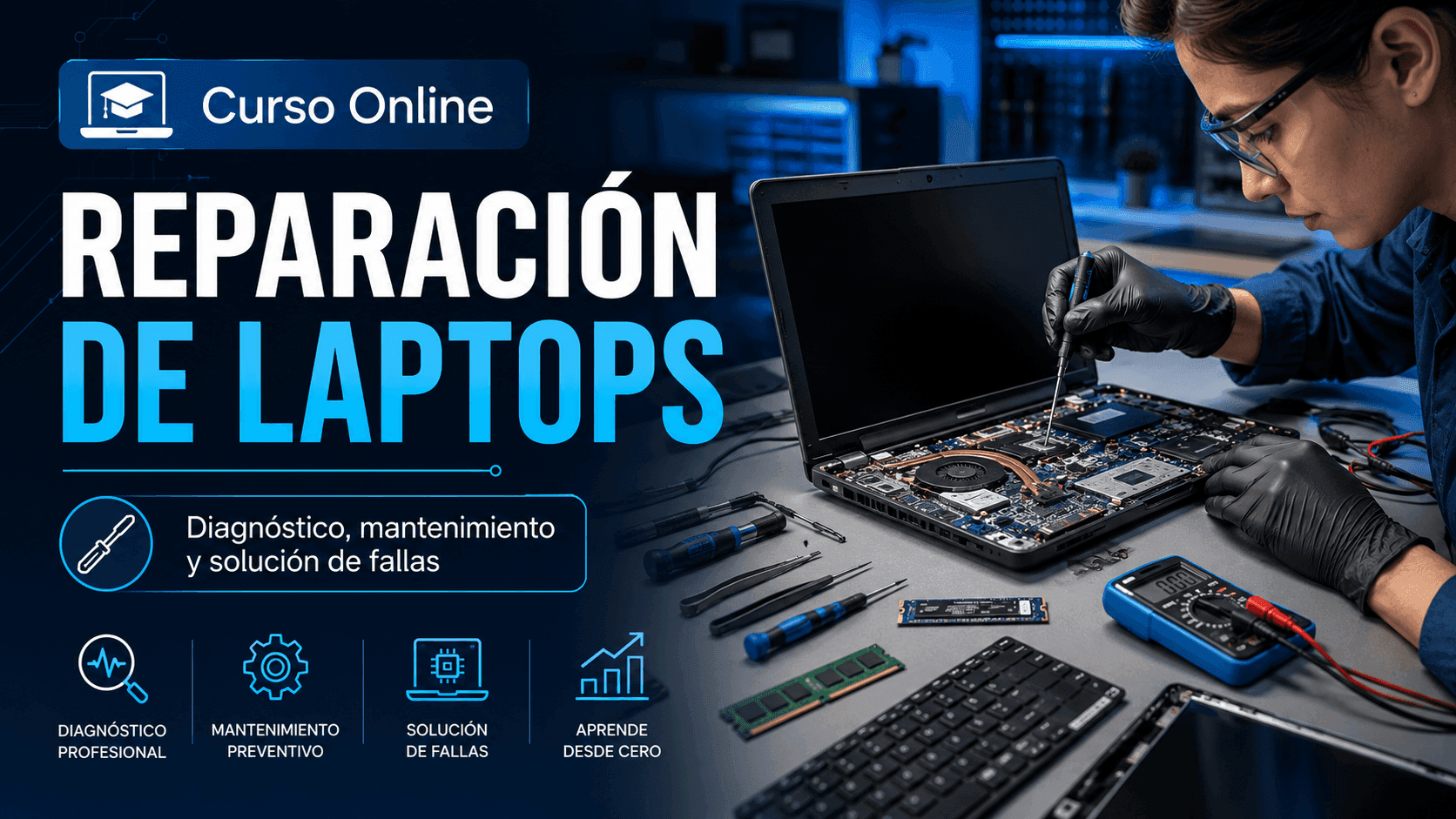 Curso Online de Reparación de Laptops