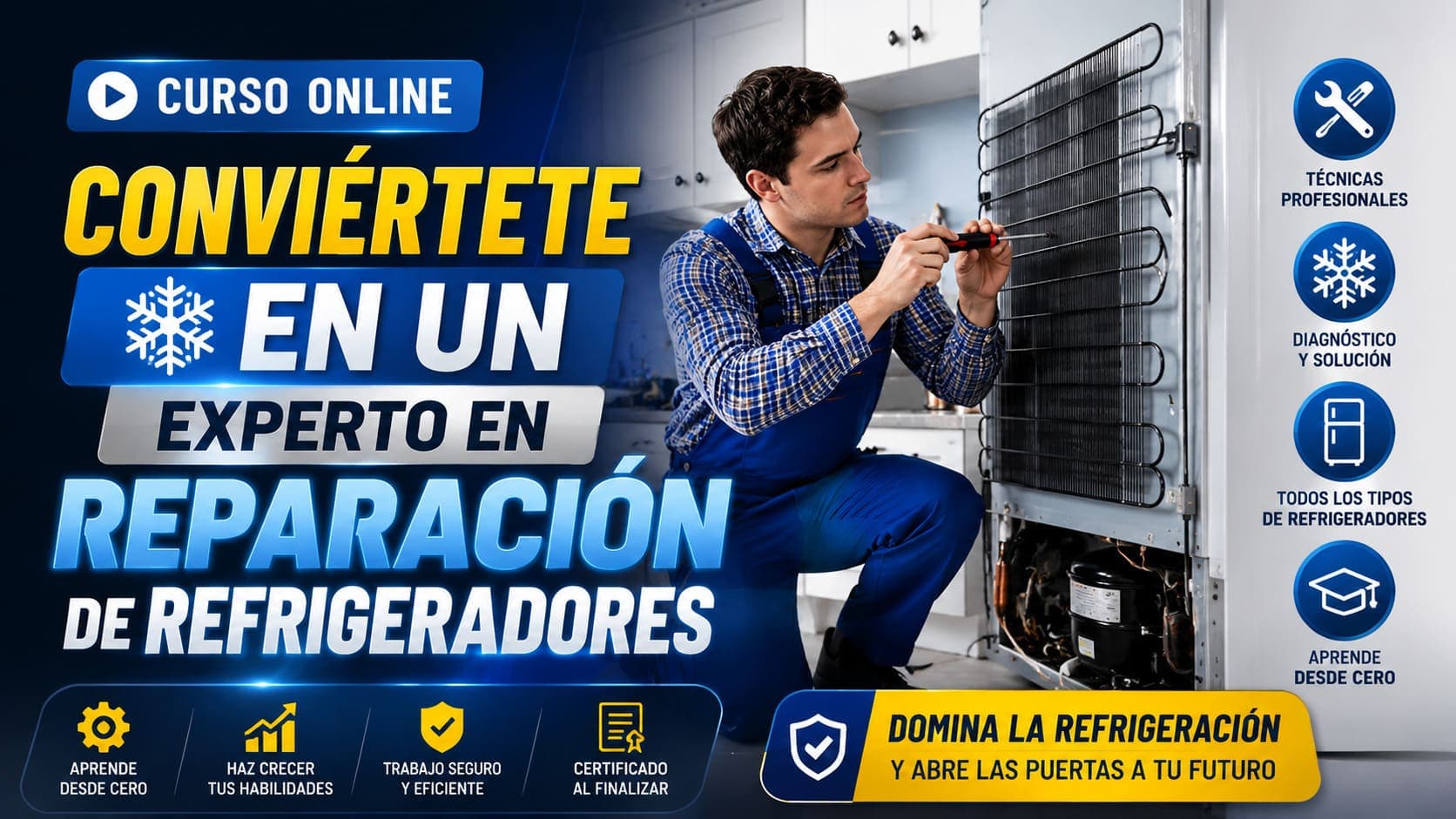 Curso Online de Reparación de Refrigeradores