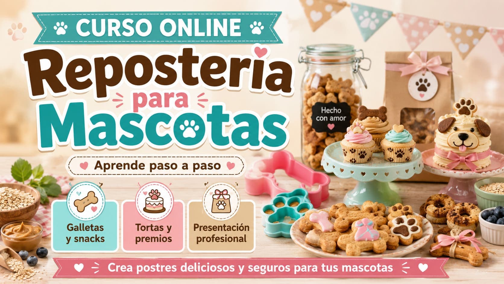 Curso Online de Repostería para Mascotas