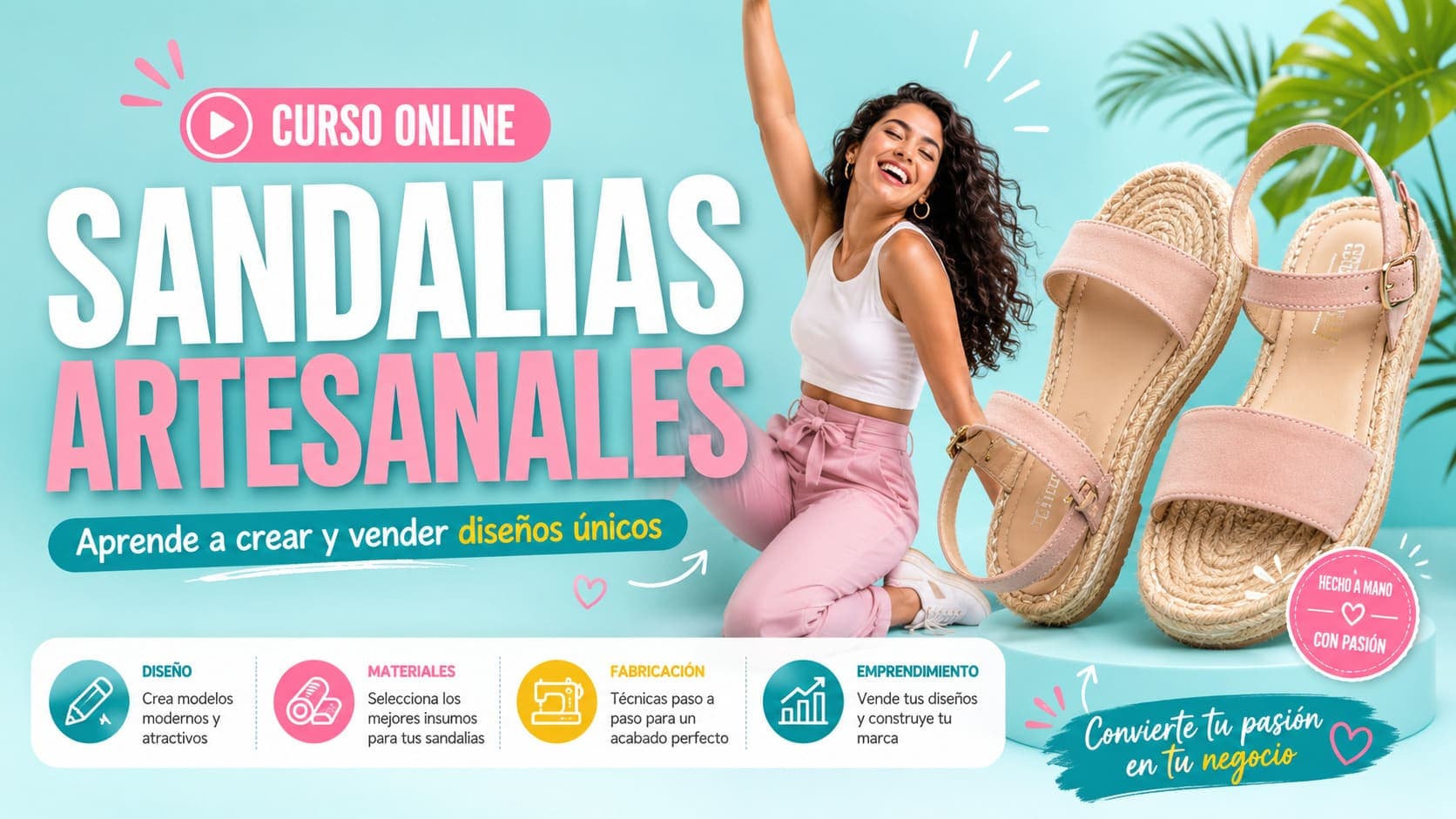 Curso Online de Sandalias Artesanales