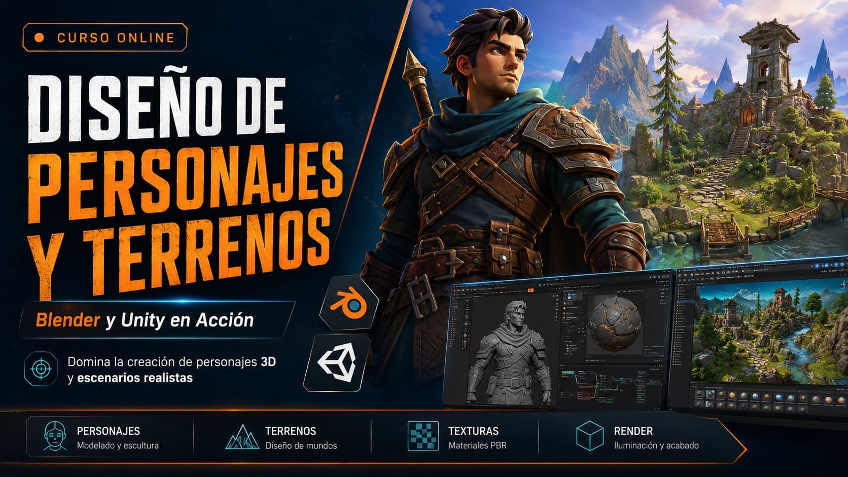 Curso Online Diseño de Personajes y Terrenos