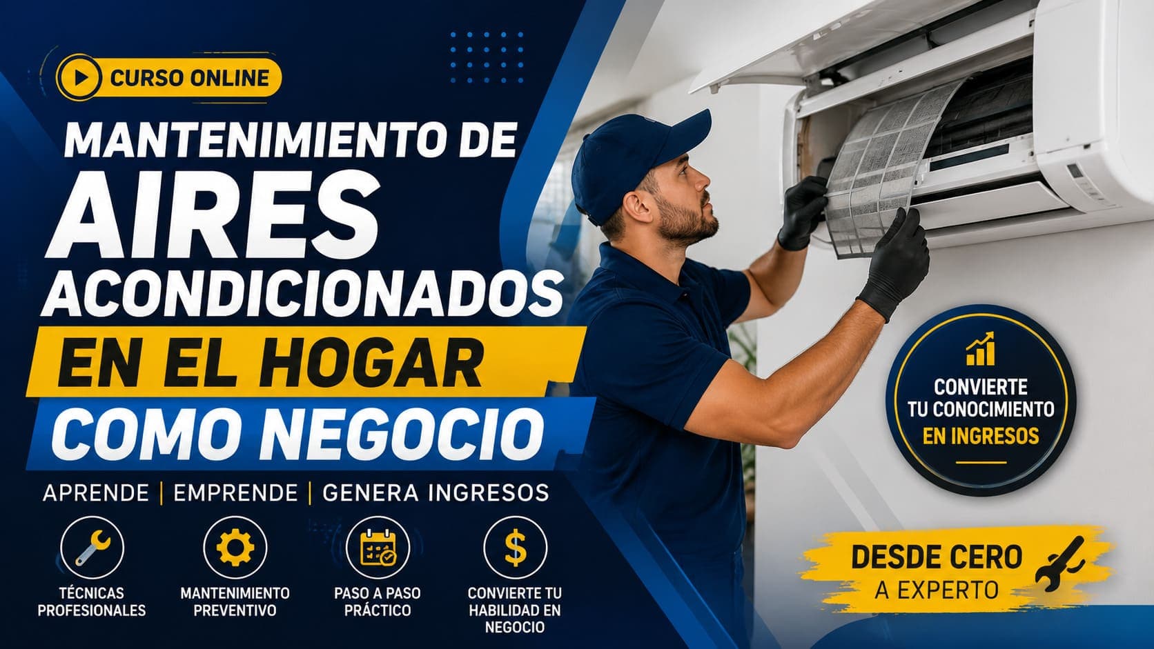 Curso Online Mantenimiento de Aires Acondicionados