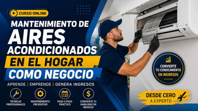 Curso Online Mantenimiento de Aires Acondicionados